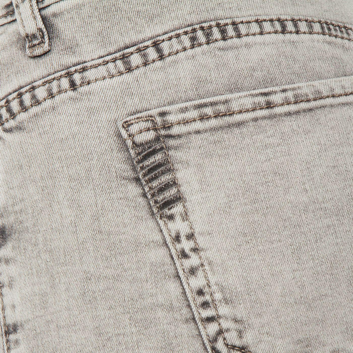 Jeans Wide  Leg Tiro Alto Pretina Basica 1  Boton-9