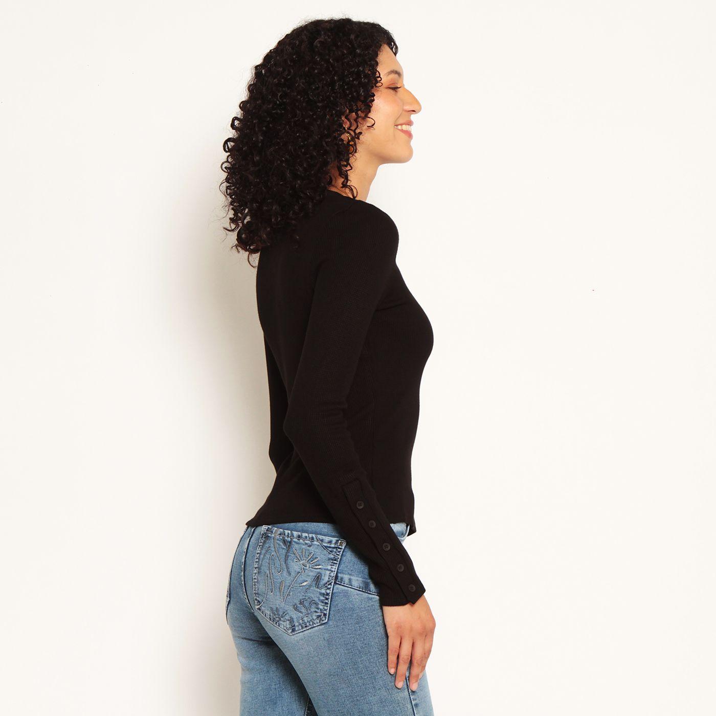 Polera Manga Larga   Escote Redondo-3