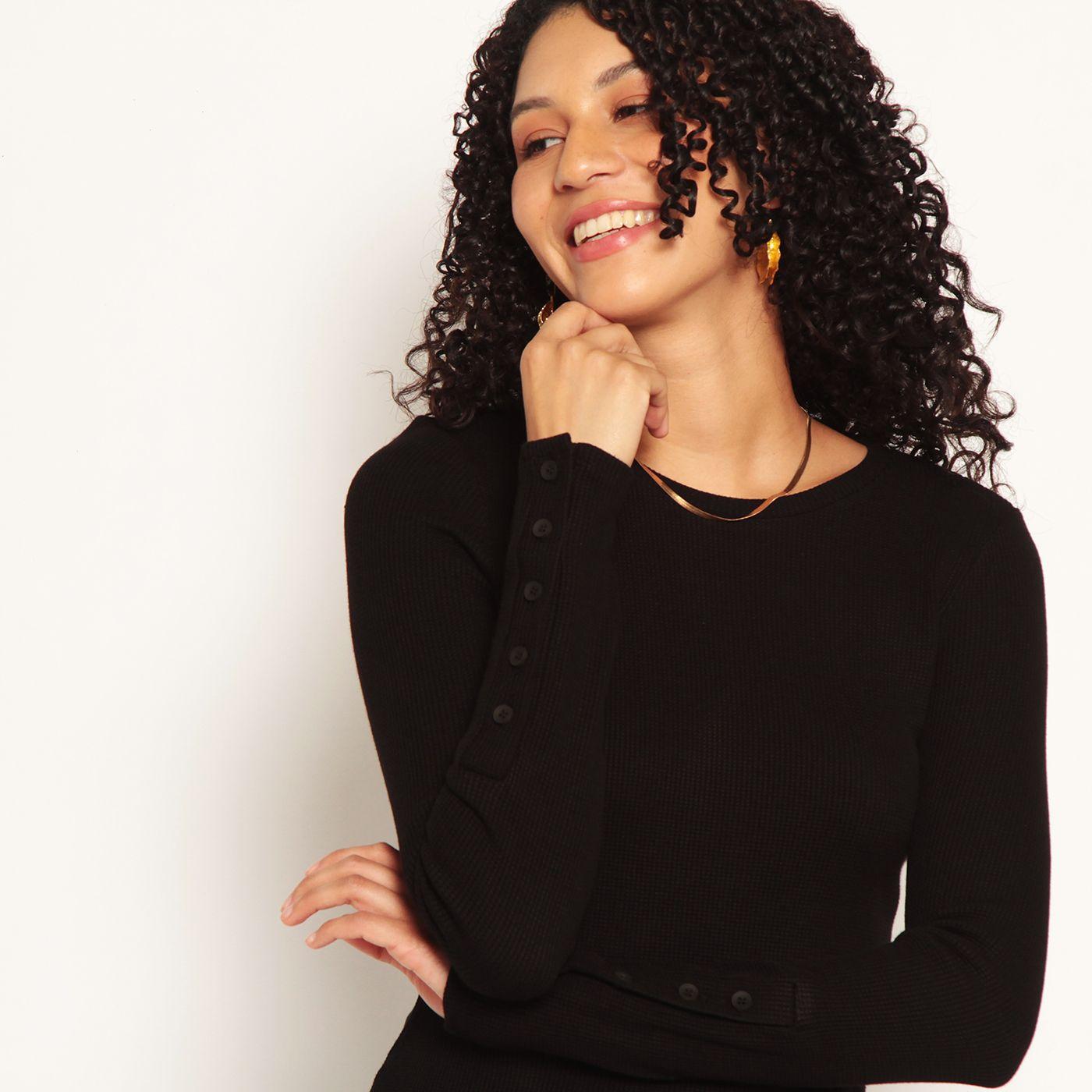 Polera Manga Larga   Escote Redondo-4