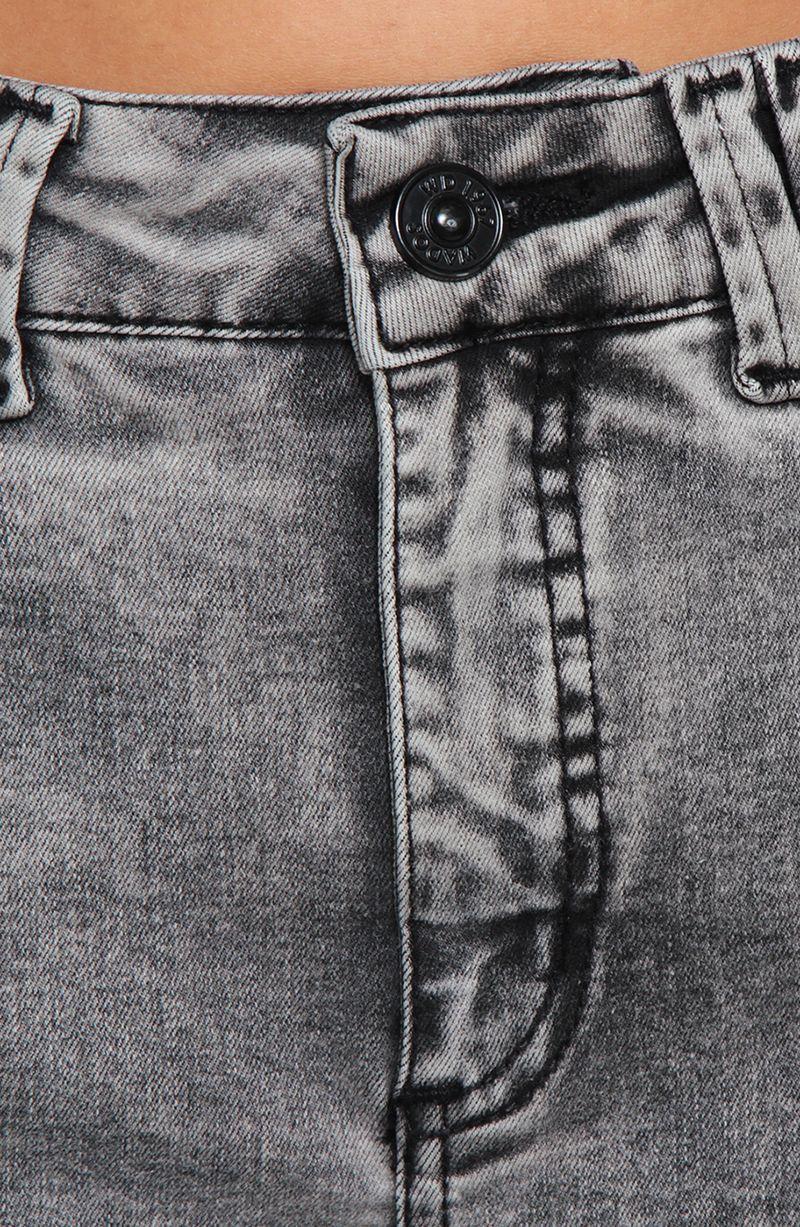 Jeans Wide Tiro Medio Pretina Basica   1 Boton-2