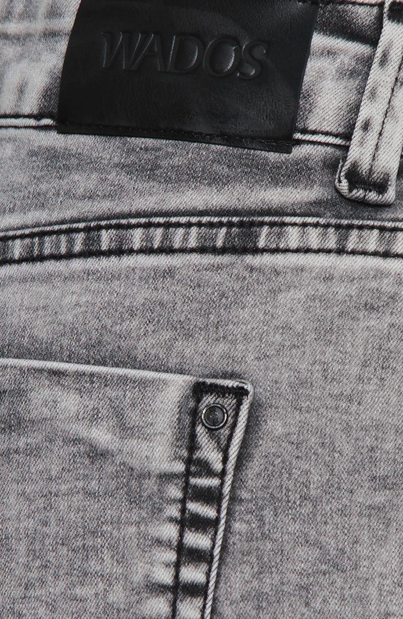 Jeans Wide Tiro Medio Pretina Basica   1 Boton-4