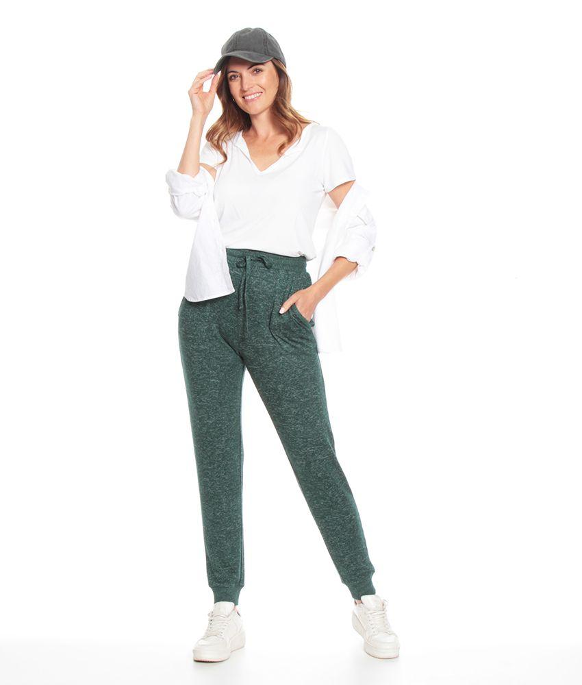 Pantalon Jogger Solido Bolsillo Pretina Ajustable-5