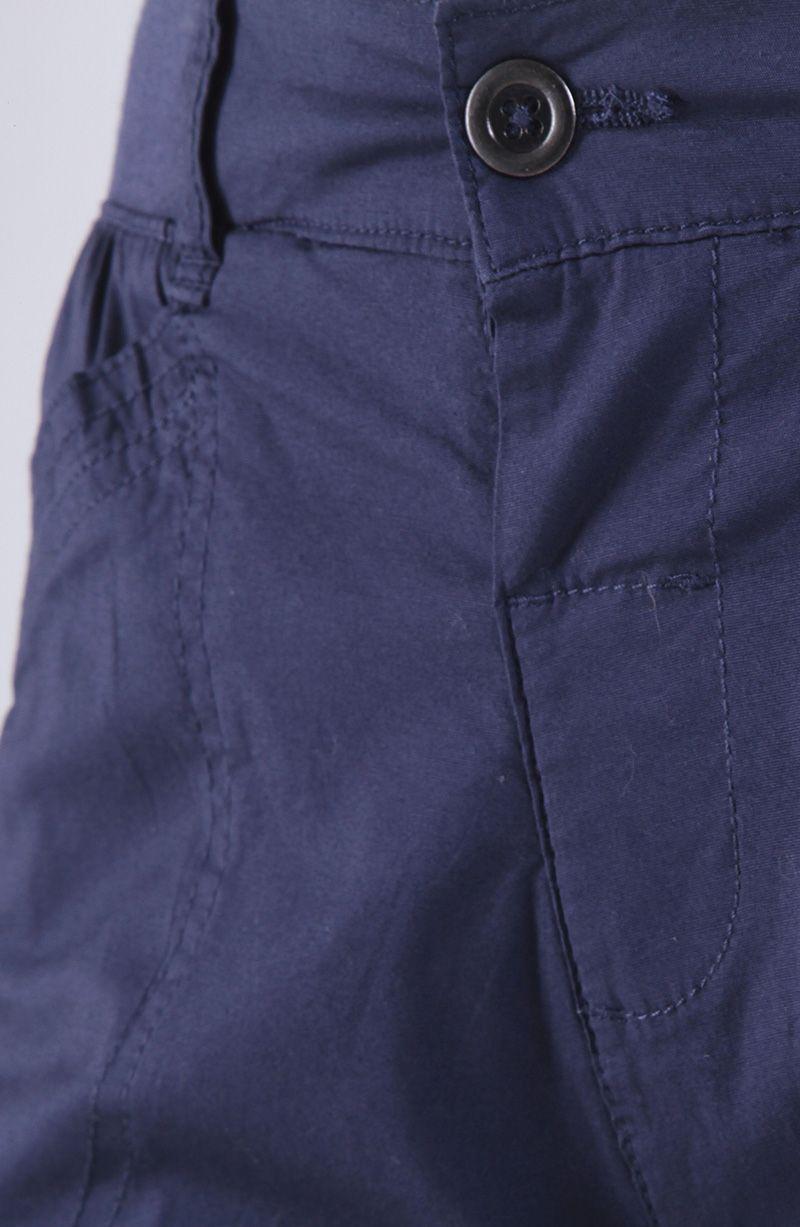 Pantalon Crop Tiro Alto Pretina Basica 1 Boton-5