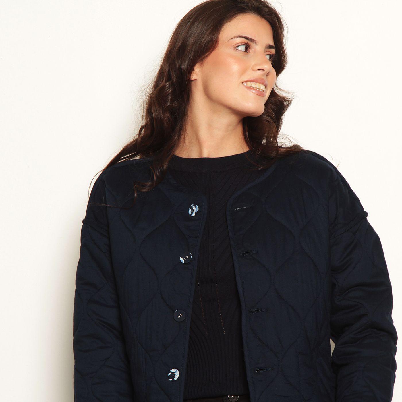 Chaqueta Manga Larga Reversible  Con Bolsillos-3