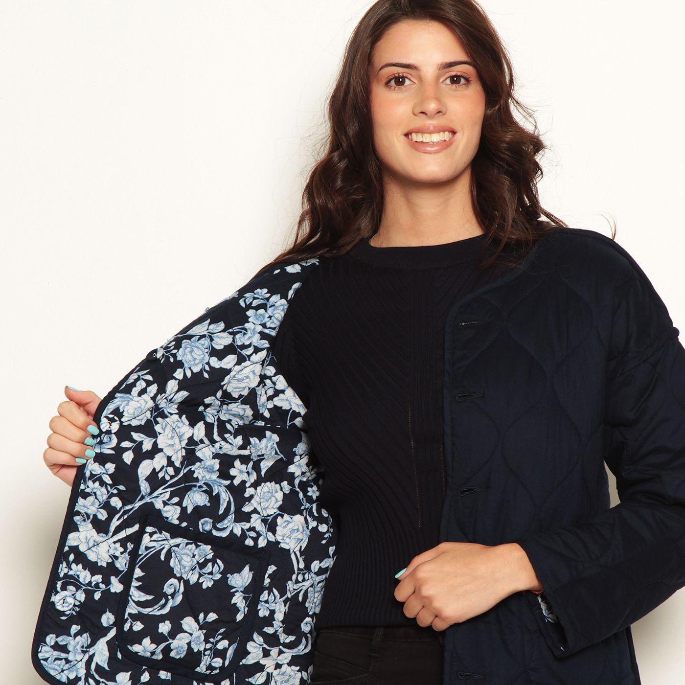 Chaqueta Manga Larga Reversible  Con Bolsillos-6