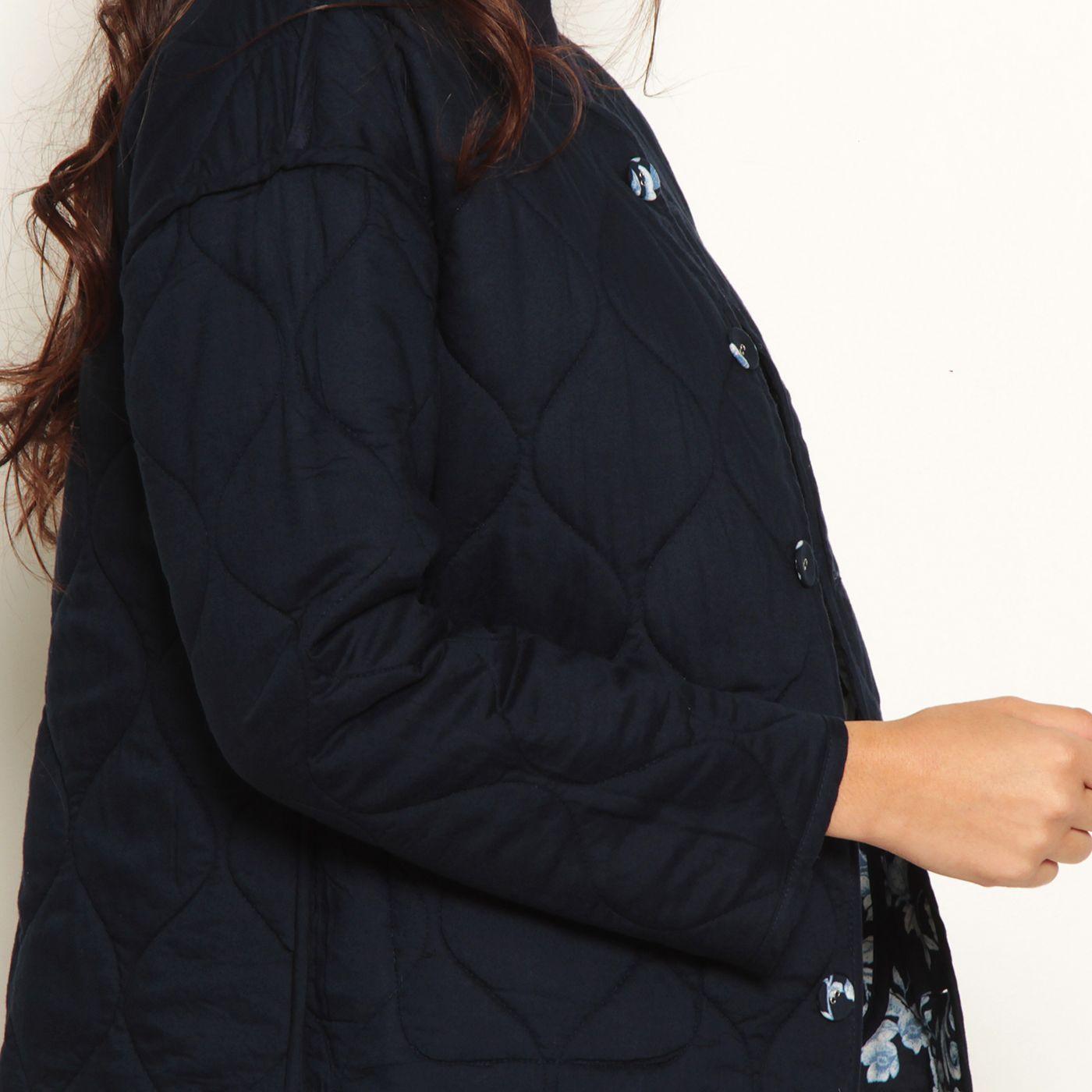 Chaqueta Manga Larga Reversible  Con Bolsillos-7