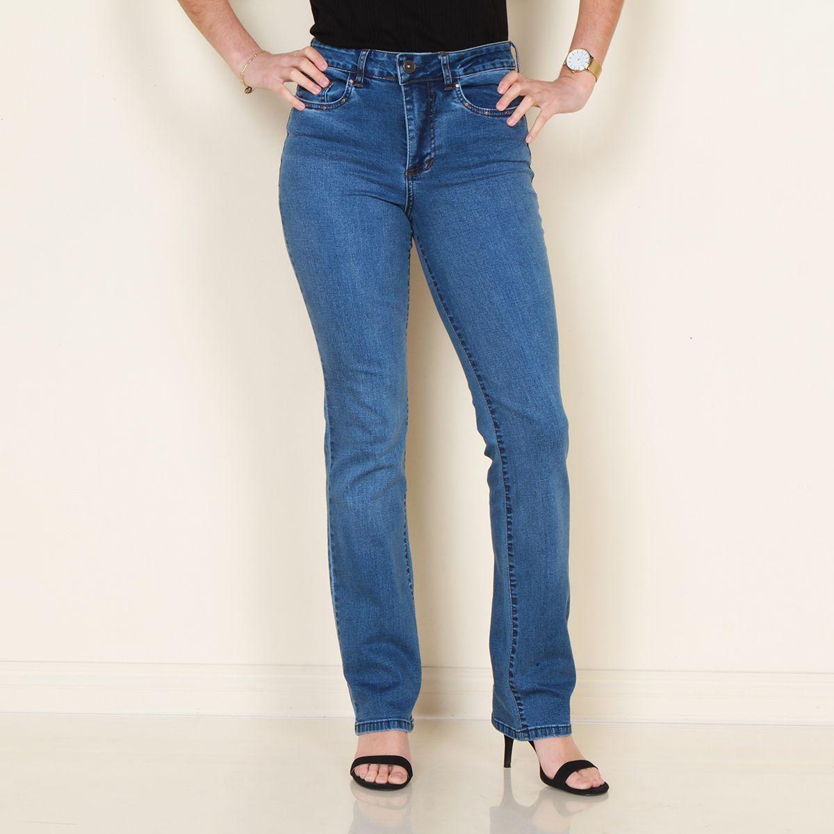 Jeans Tiro Alto Push In Push Up Pretina 1 Boton Aplicacion Tachas-1