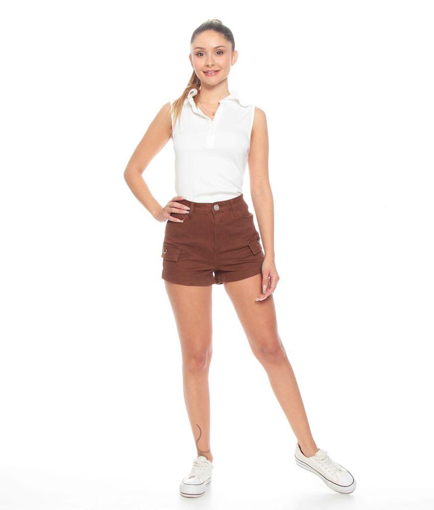Short Cargo Pretina Un Boton Detalle Argolla Tapeta-4