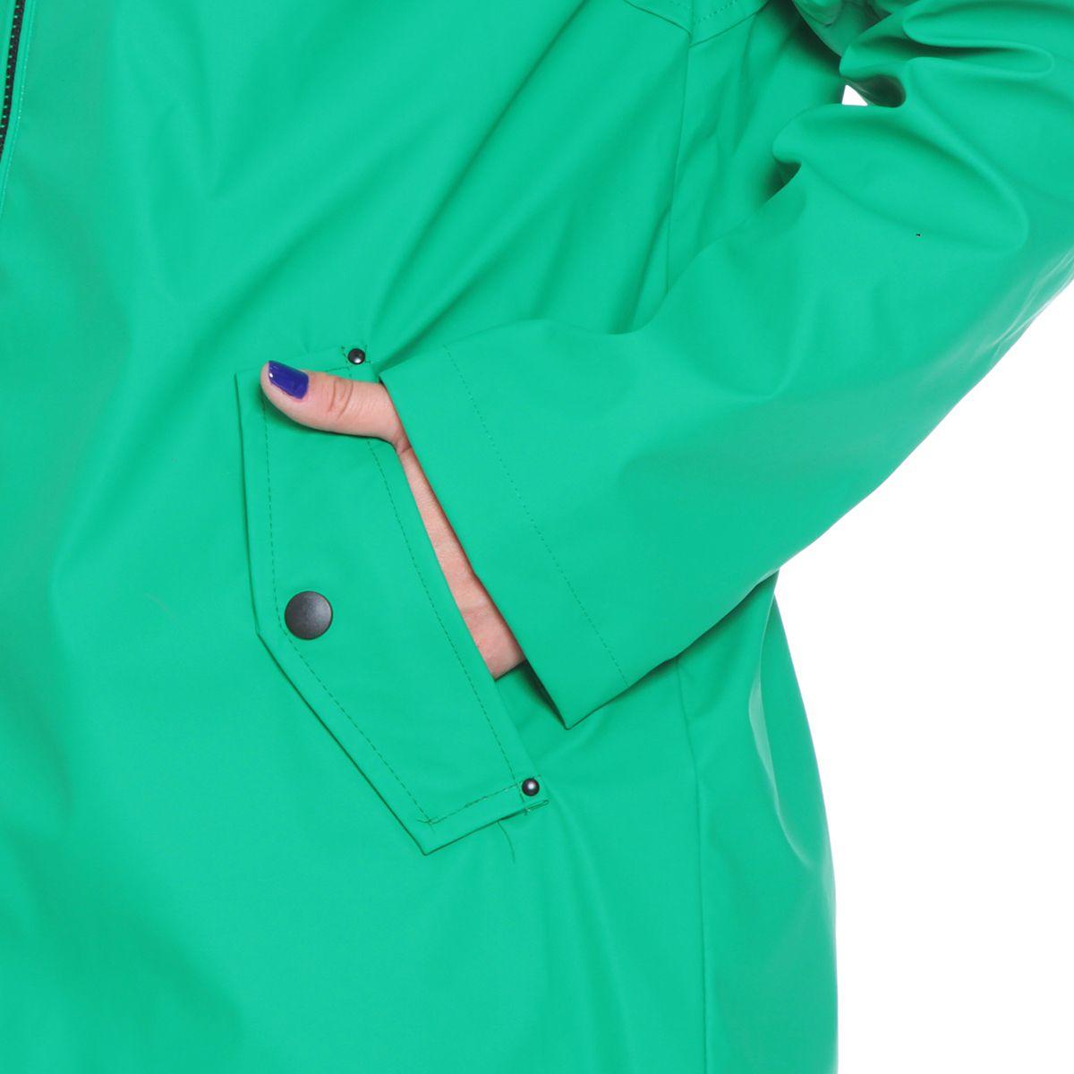 Chaqueta Impermeable Manga Larga Con Capucha-2