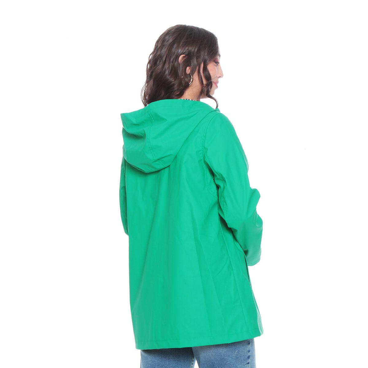 Chaqueta Impermeable Manga Larga Con Capucha-4