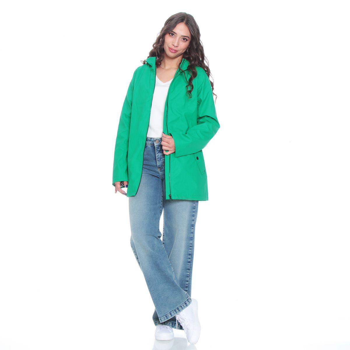 Chaqueta Impermeable Manga Larga Con Capucha-5