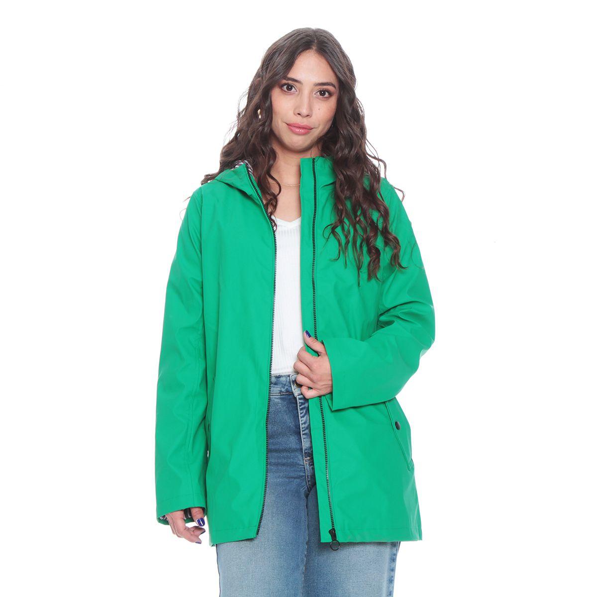 Chaqueta Impermeable Manga Larga Con Capucha-6