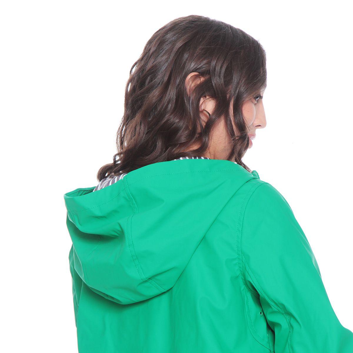 Chaqueta Impermeable Manga Larga Con Capucha-7