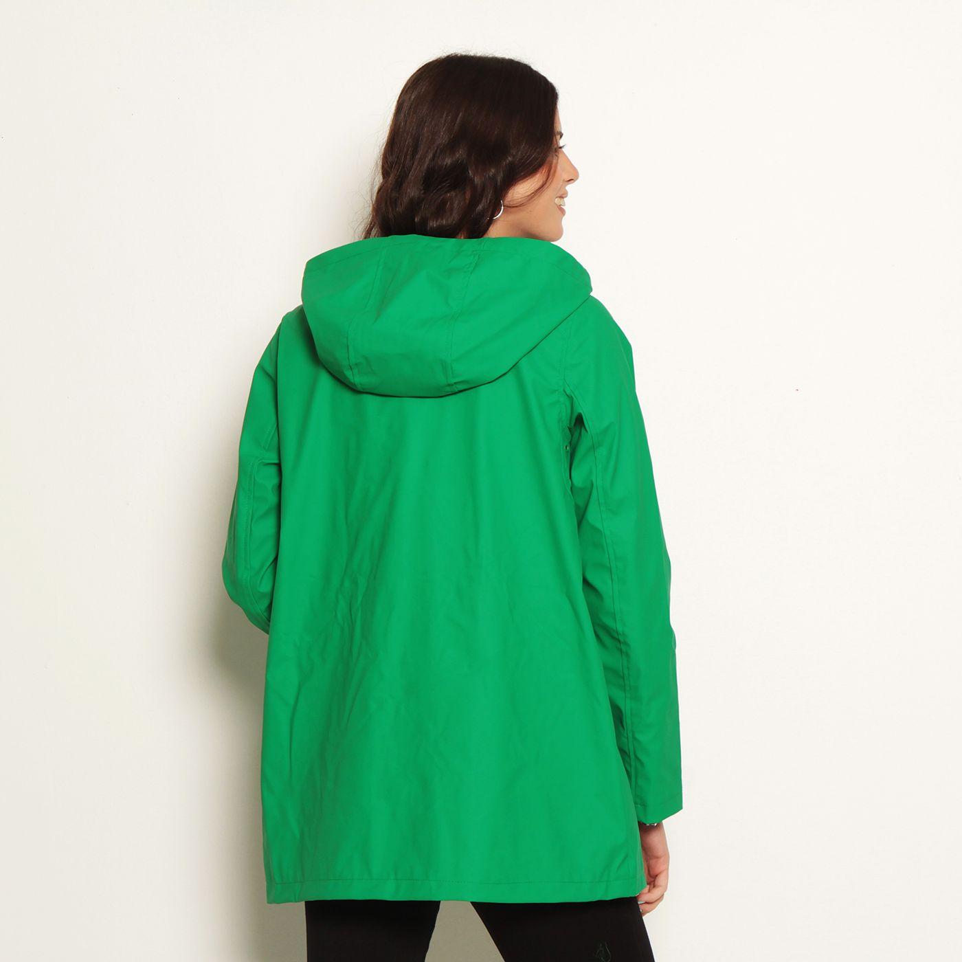 Chaqueta Impermeable Manga Larga Con Capucha-3