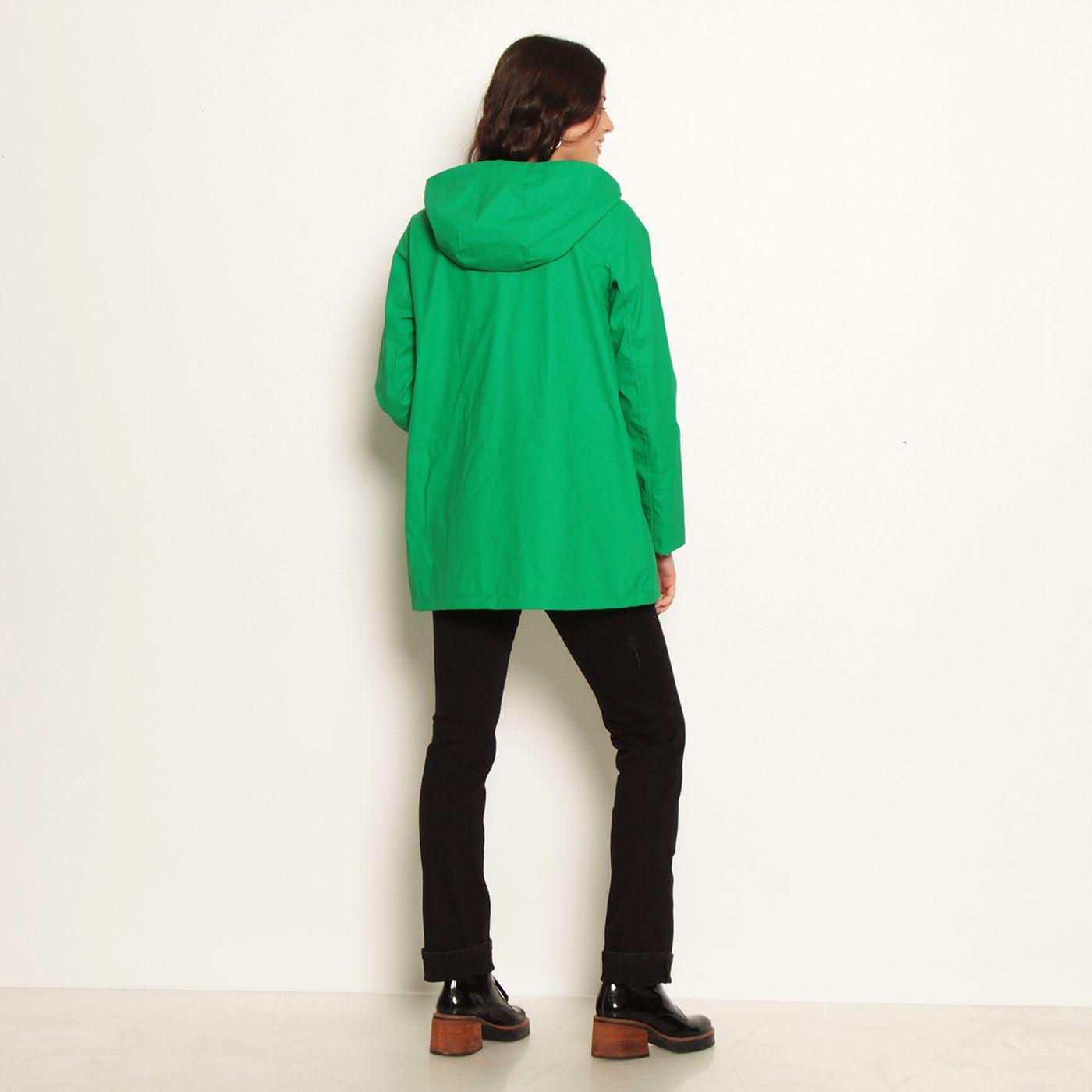 Chaqueta Impermeable Manga Larga Con Capucha-5