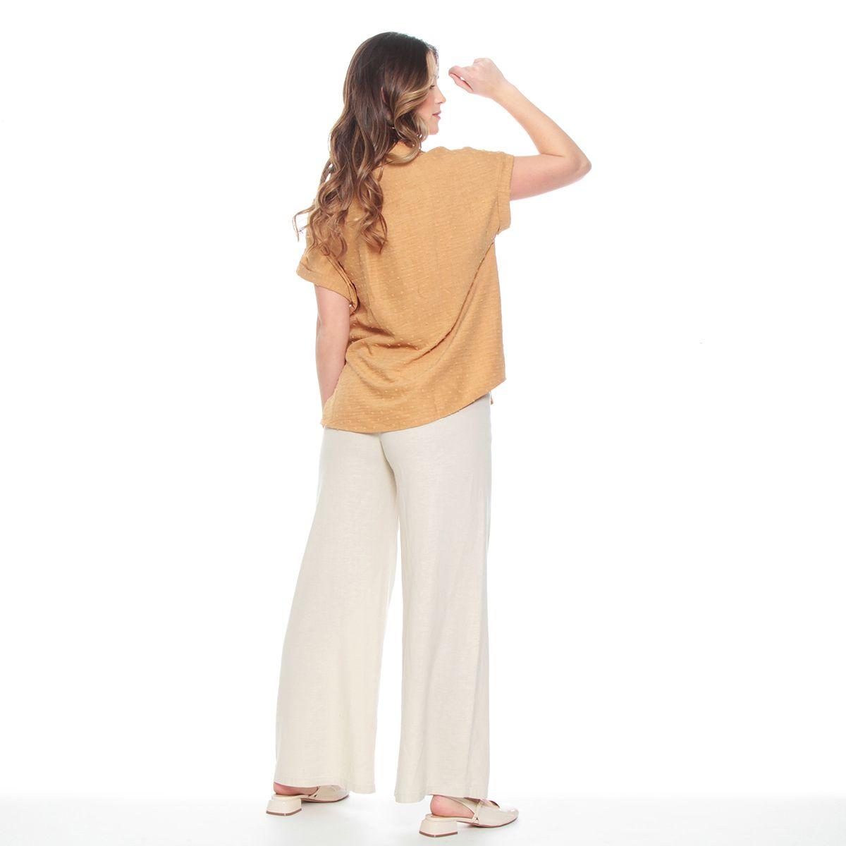 BLUSA MANGA CORTA  ESCOTE V-5