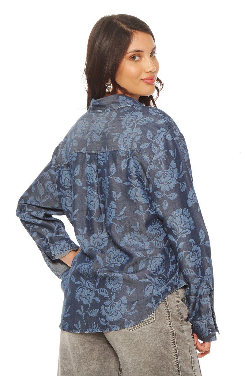 Blusa Manga Larga Lyocell Estampado-5