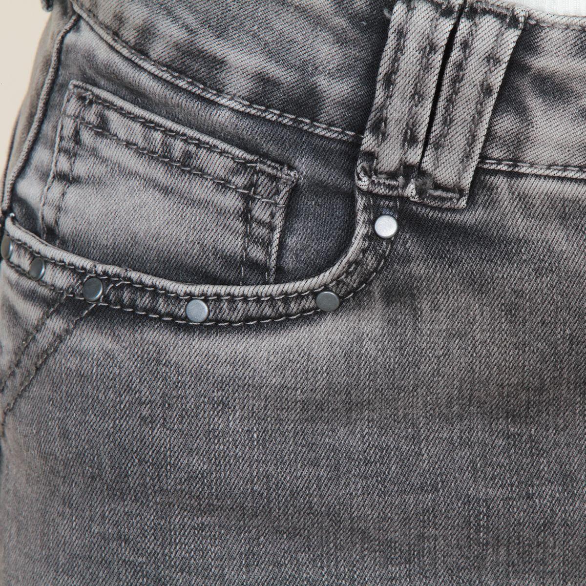 Jeans Wide Leg Tiro Alto Pretina Basica 1 Boton Push Up Tachas-2