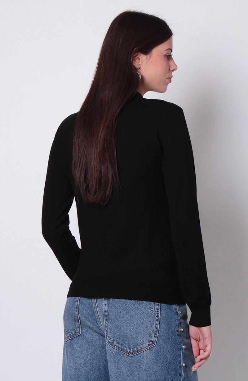 Sweater Manga Larga  Cuello Subido-3