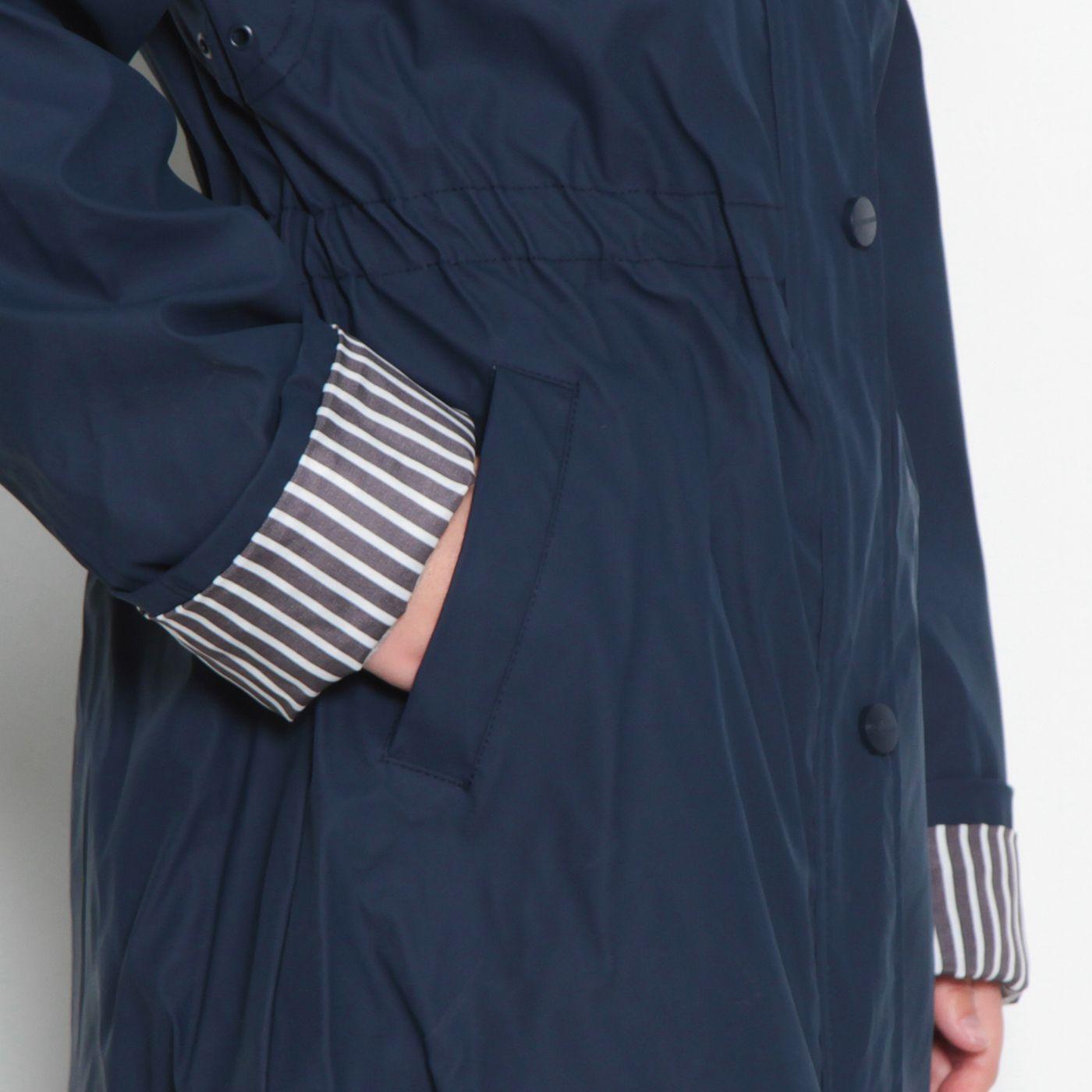 Chaqueta Impermeable Manga Larga Con Capucha NiÑa-2