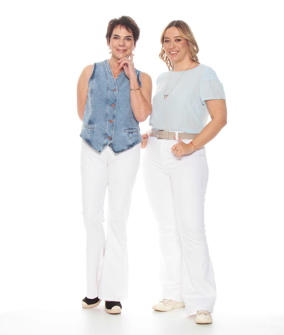 Jeans Basico Flare Tiro Alto Pretina Basica Un Boton-8