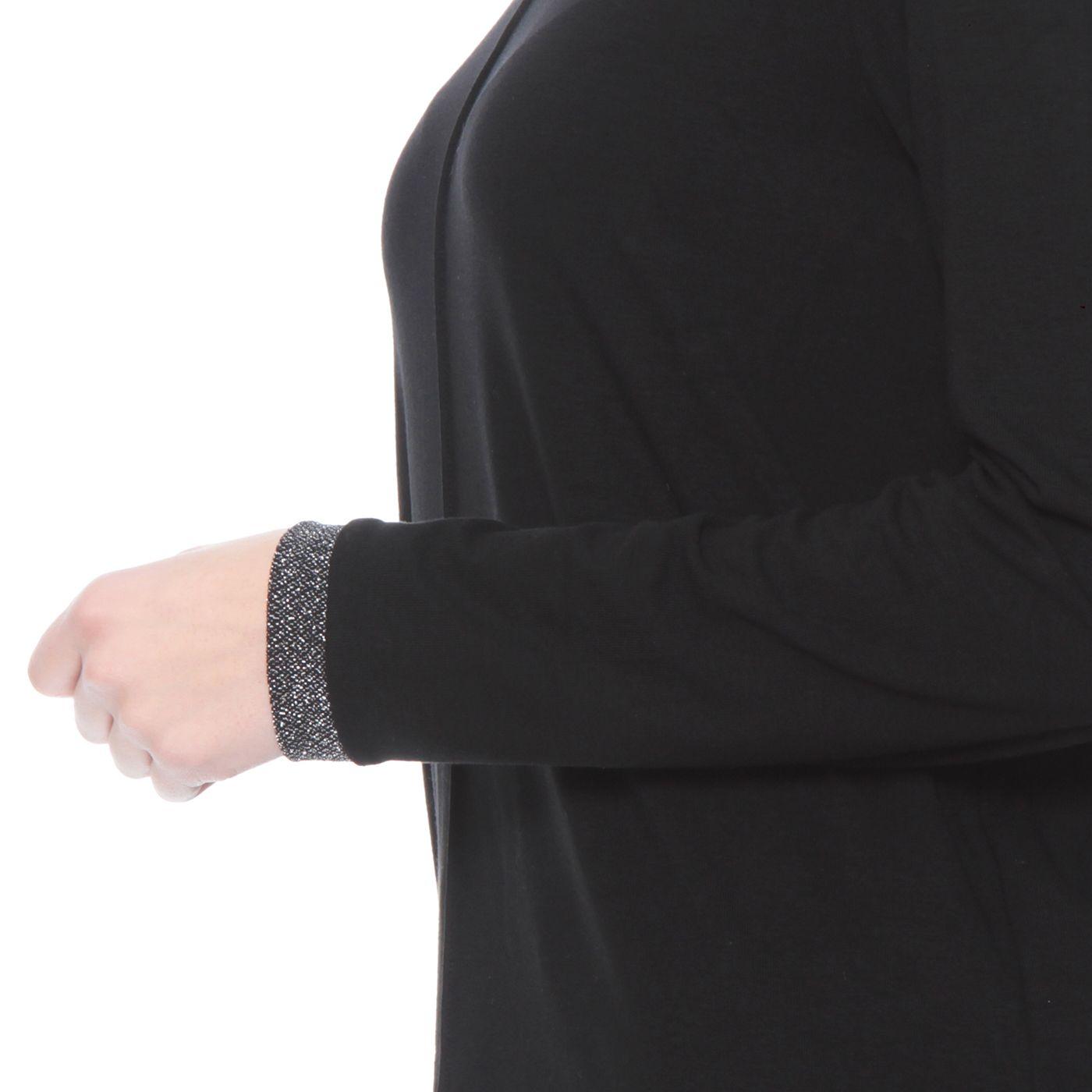 Polera Manga Larga Con Lurex En Escote-2
