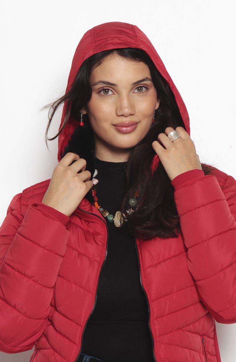 Parka Wados Manga Larga Con Capucha Interna Y PuÑo En Costado-7