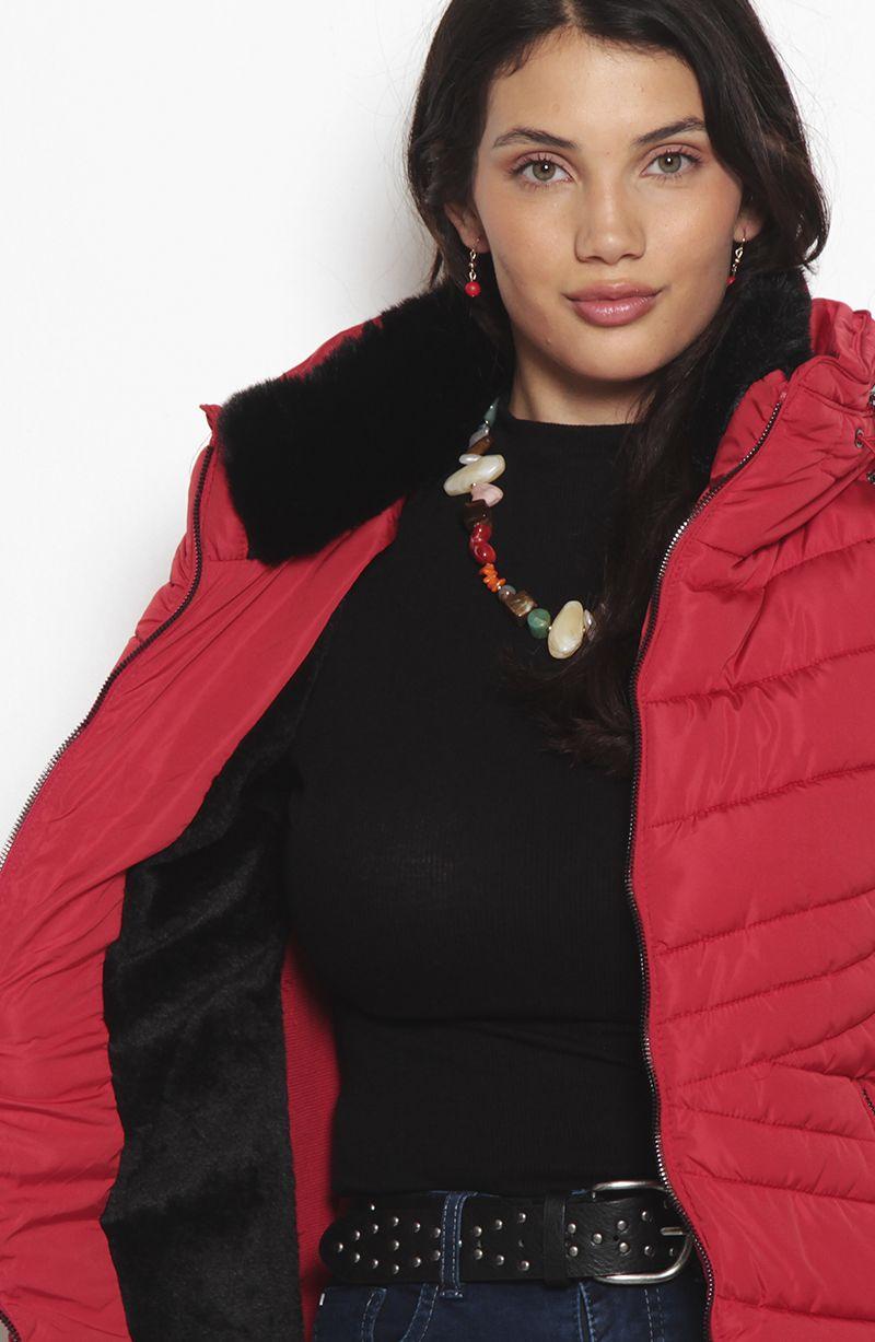 Parka Wados Manga Larga Con Capucha Interna Y PuÑo En Costado-8