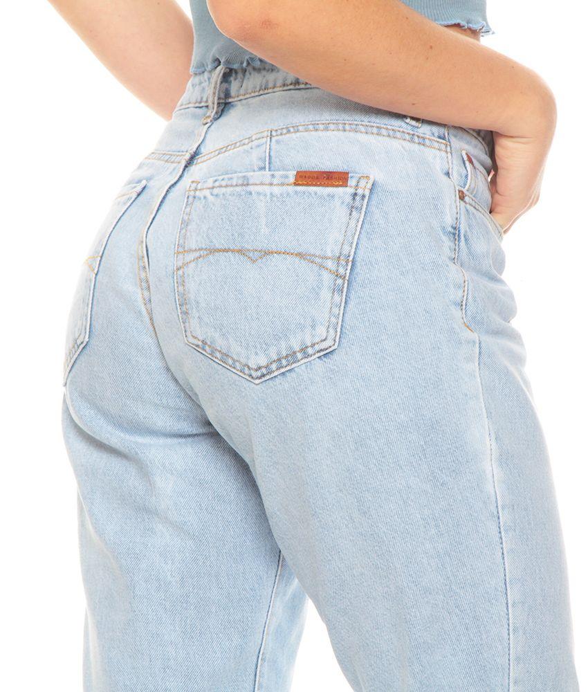 Jeans Recto Tiro Alto Push Uf Pretina Basica Un Boton-6