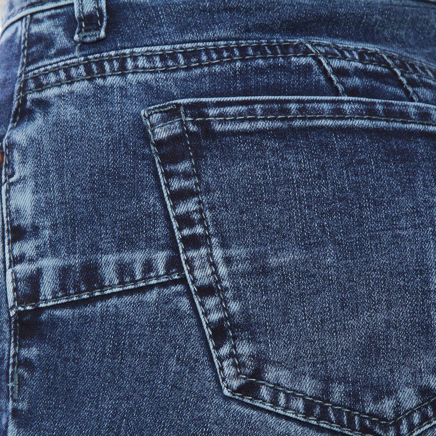 Jeans Flare  Tiro Alto Push Up Bordado Pretina Basica 1 Boton-7
