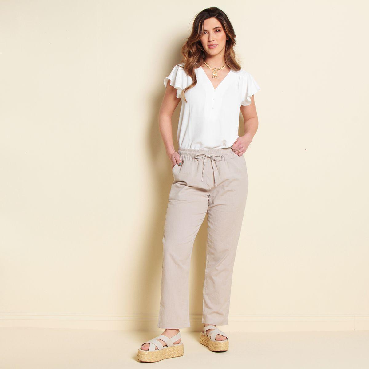 Pantalon Solid Lino-3