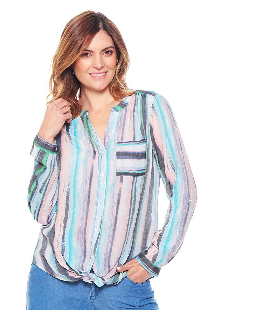 BLUSA MANGA LARGA ESTAMPADA-1