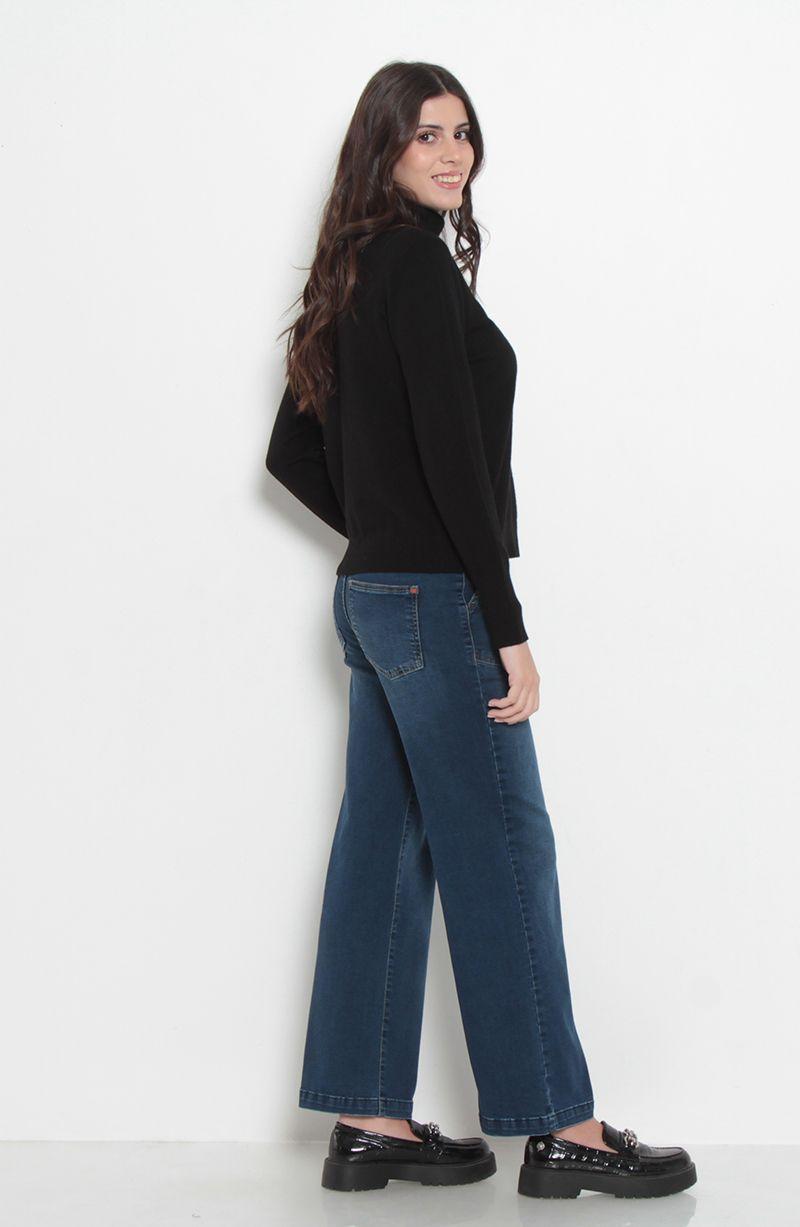 Sweater Manga Larga   Cuello Alto-3