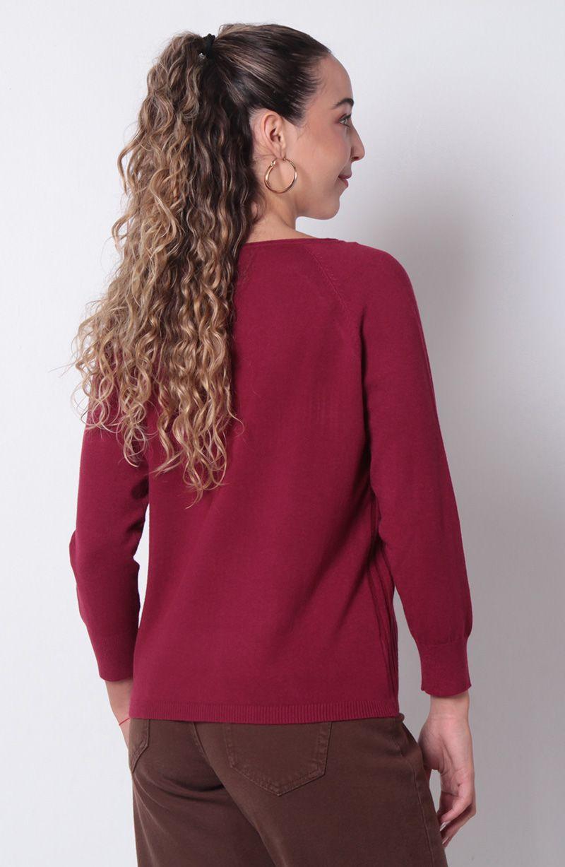 Sweater   Manga 3/4 Escote Redondo-1