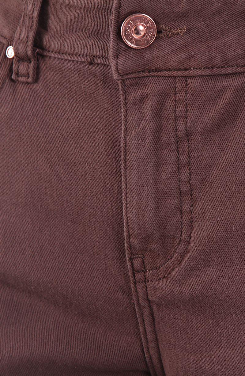 Jeans Wide Leg Tiro Alto  Pretina Basica 1 Boton-7