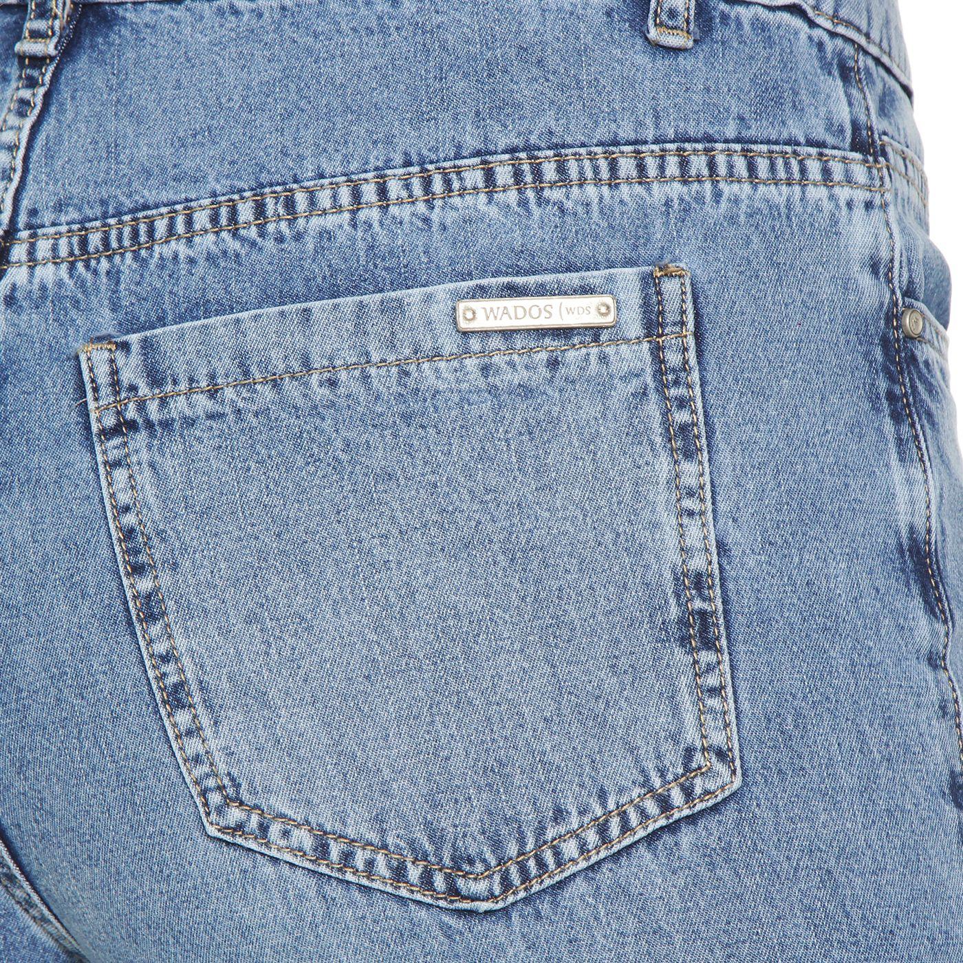 Jeans Recto Tiro  Alto  Pretina Basica 1 Boton-9