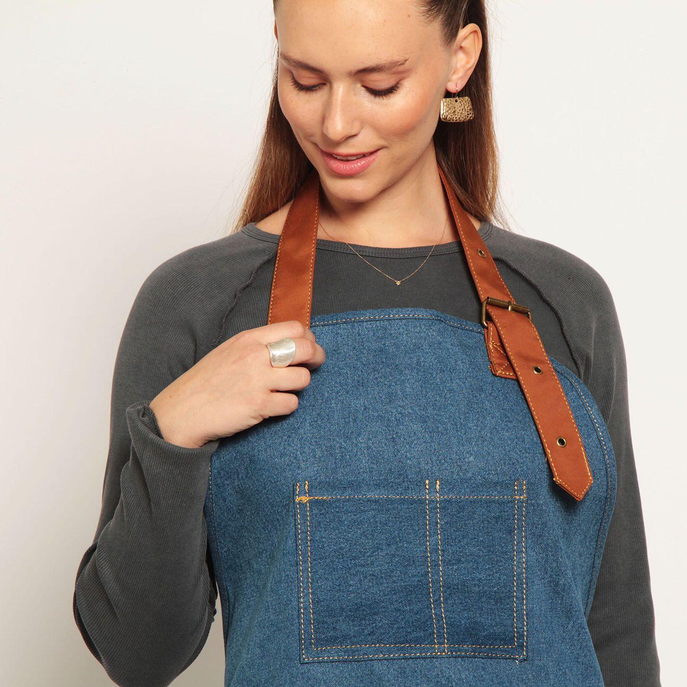 Pechera Denim Con Dise?o En Laser-1