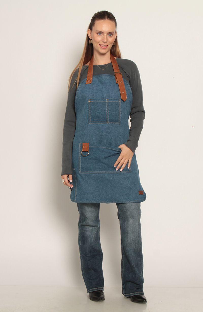 Pechera Denim Con Dise?o En Laser-5