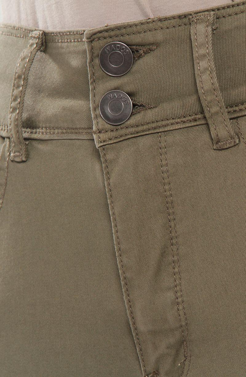 Pantalon Recto Tiro Alto Pretina Media 2 Botones Push Up-5