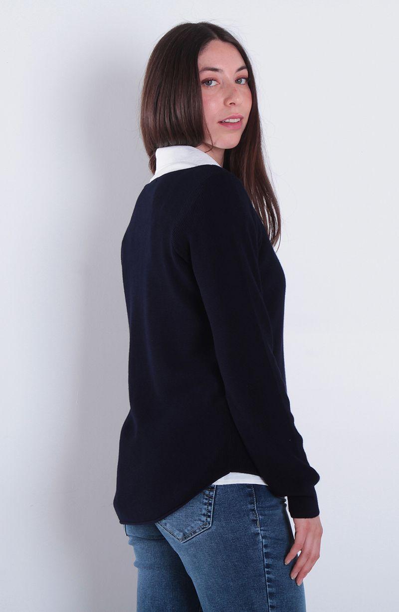 Sweater Manga Larga Escote Bote-4