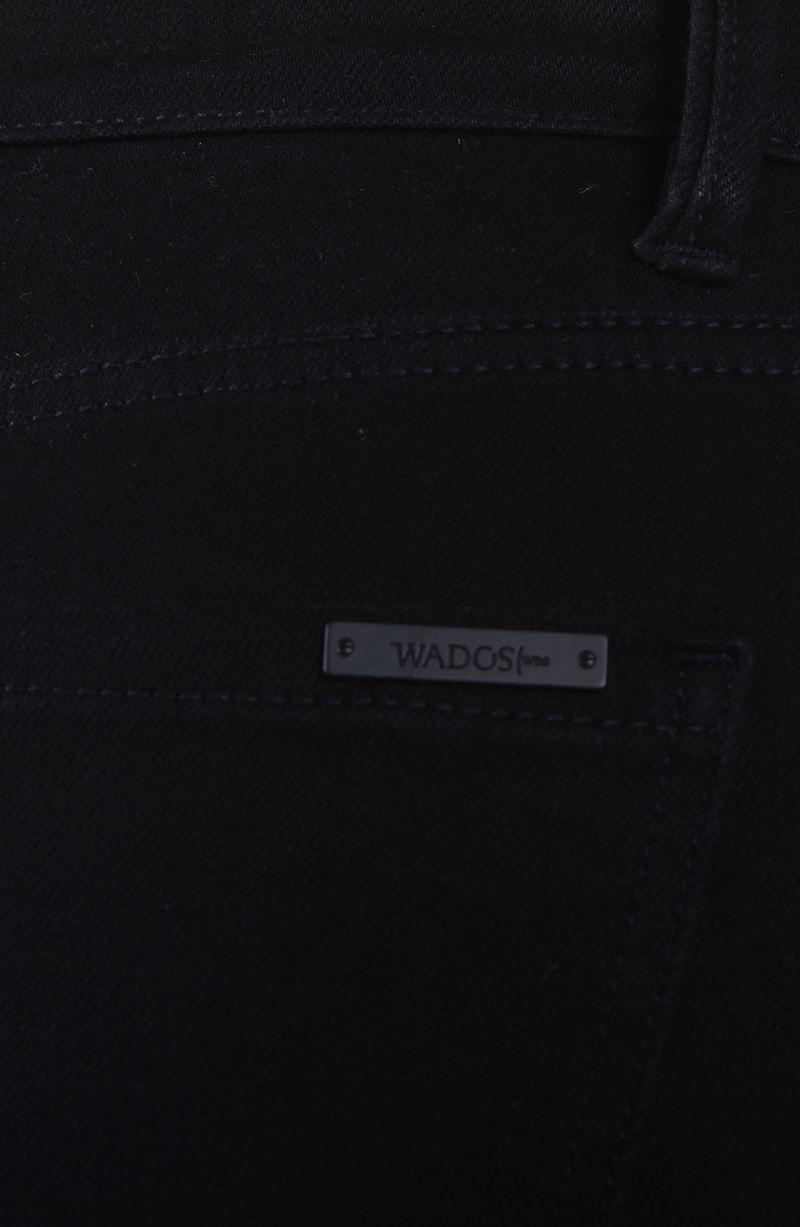 Jeans Recto Tiro Alto Pretina Basica 1 Boton-5