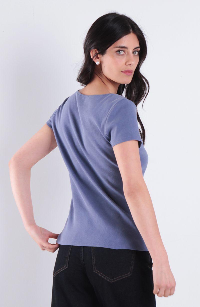 Polera Manga Corta Escote Cuadrado Acidwash-2