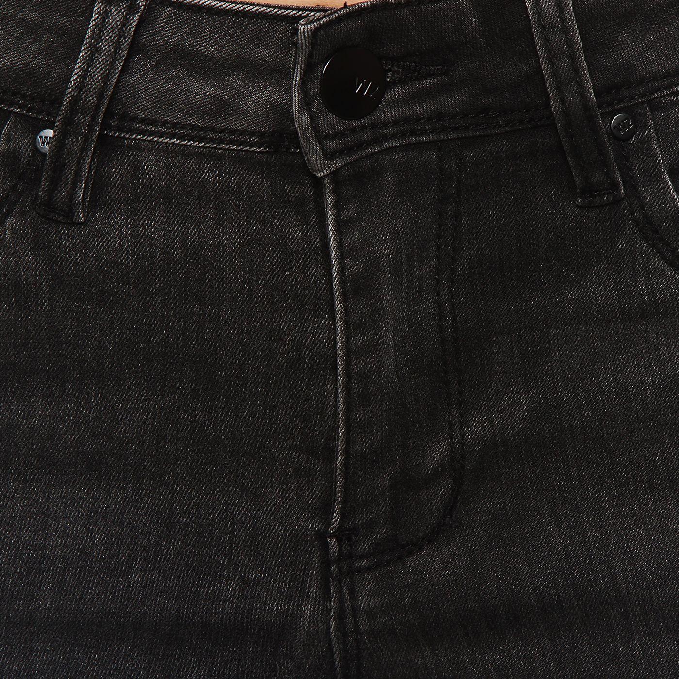 Jeans Recto Tiro Medio Pretina  Basica 1 Boton-7