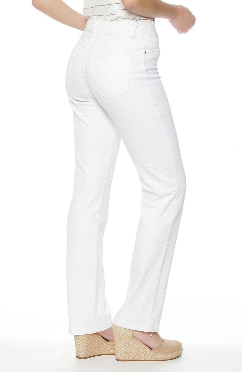 Jeans  Recto Tiro Alto  Pretina Basica 1 Boton-3