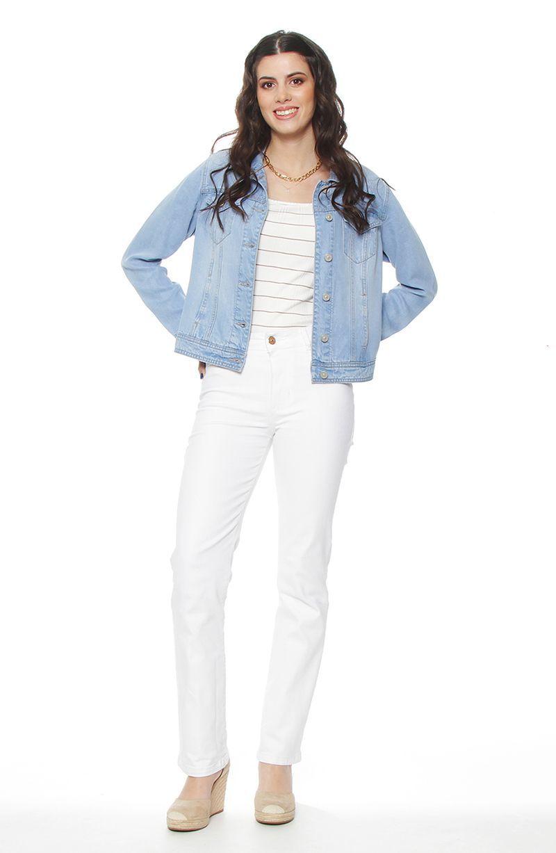 Jeans  Recto Tiro Alto  Pretina Basica 1 Boton-4