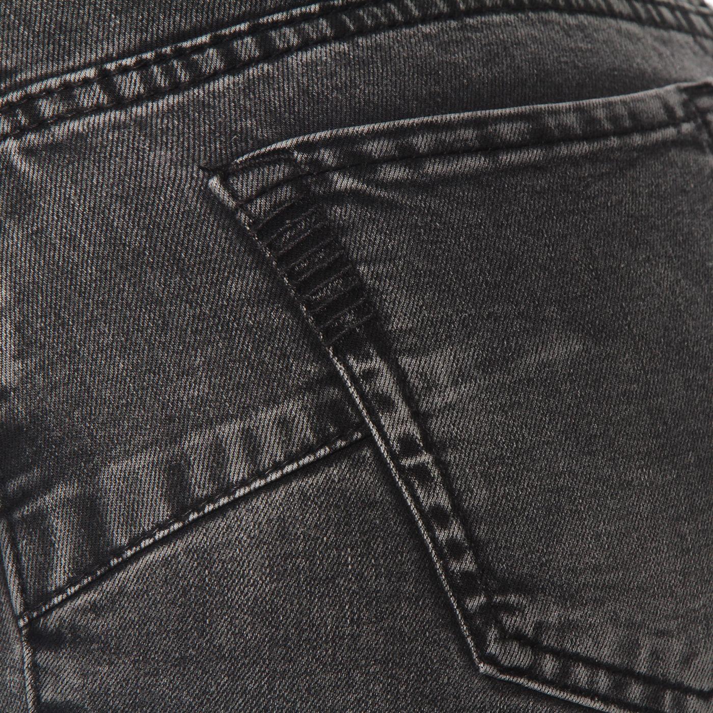 Jeans Flare Tiro Alto  Pretina Basica 1  Boton-9