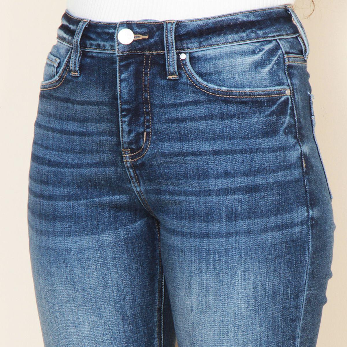 Jeans Tiro Alto Pretina Basica 1 Boton Recto-8