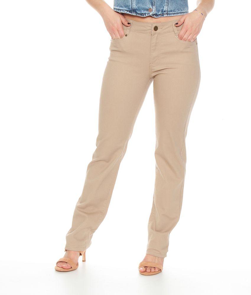 Pantalon  Recto Color  Pretina 1 Boton-0