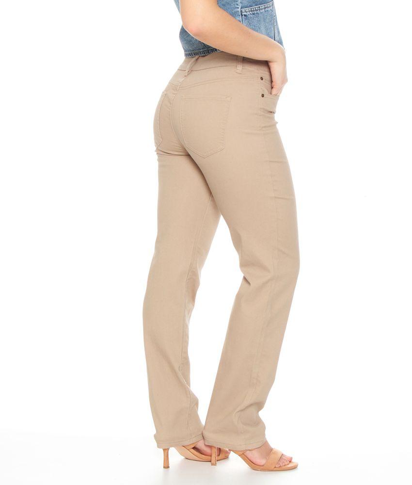 Pantalon  Recto Color  Pretina 1 Boton-1