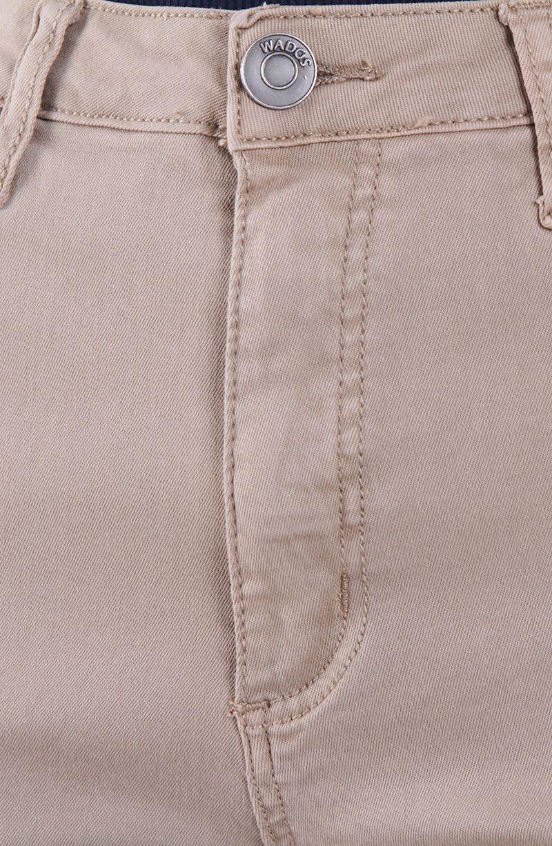 Pantalon Recto Roll Up Tiro Alto Pretina Basica 1 Boton-1